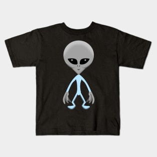 Alien Grey Kids T-Shirt